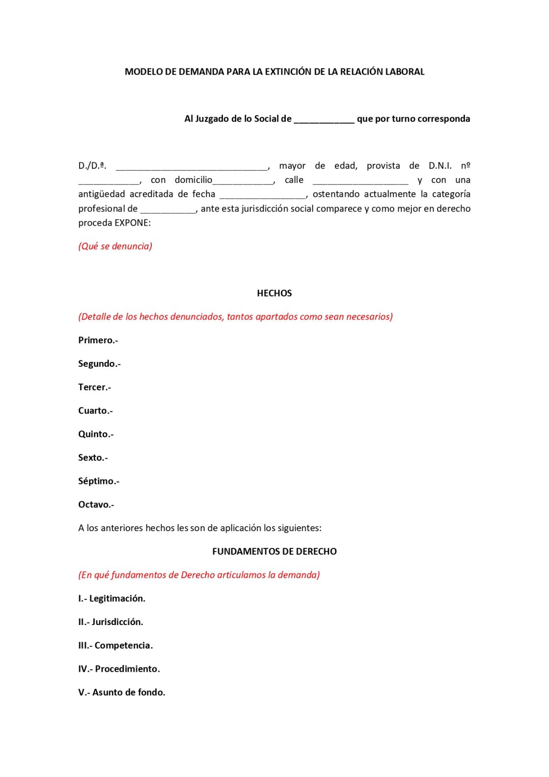 Denunciar a una empresa por incumplimiento de contrato Asesorías