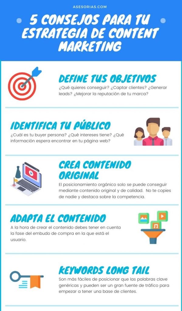 Marketing De Contenidos Qué Es Tipos Consejos Y Ejemplos Asesorías 3511